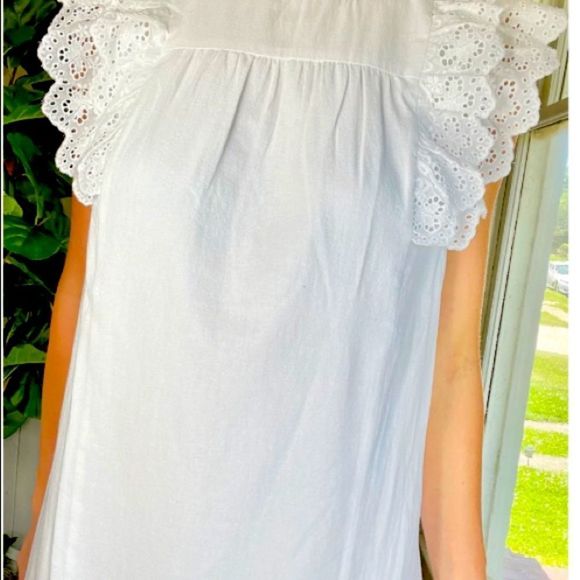 🆕NWT✨SUGAR LIPS✨EYELET DETAILED SLEEVELESS MINI DRESS - Picture 9 of 15